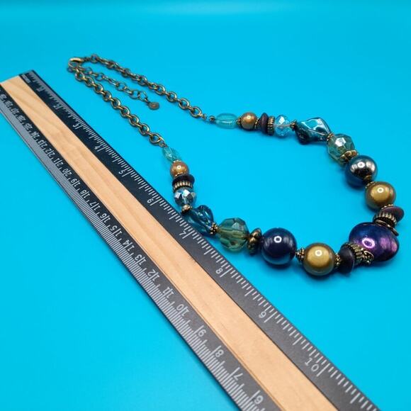 Ruby Road Multi-colored Bead Necklace, Single Strand, 24 Inches - Picture 10 of 14